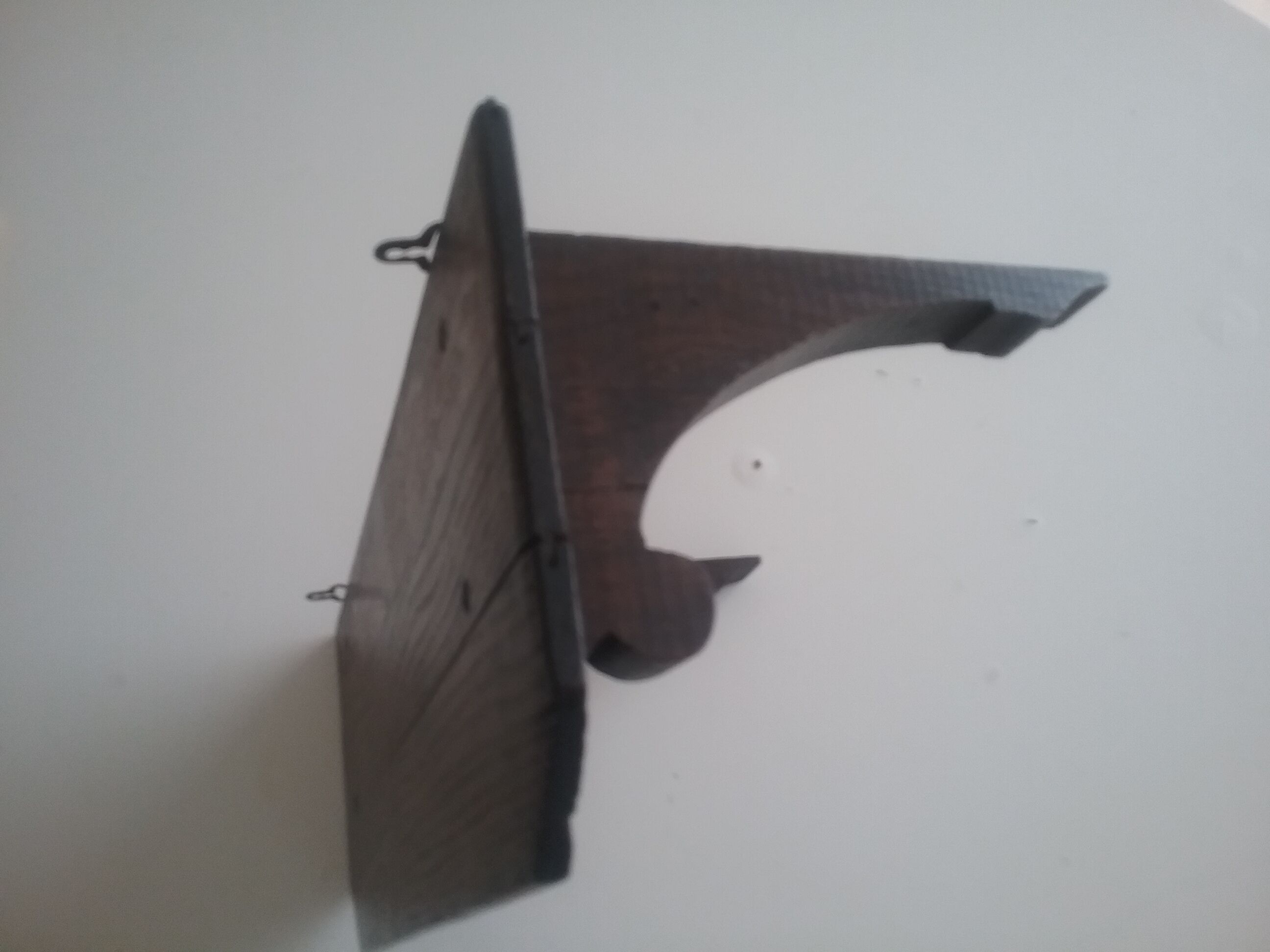 Ancient wooden shelf