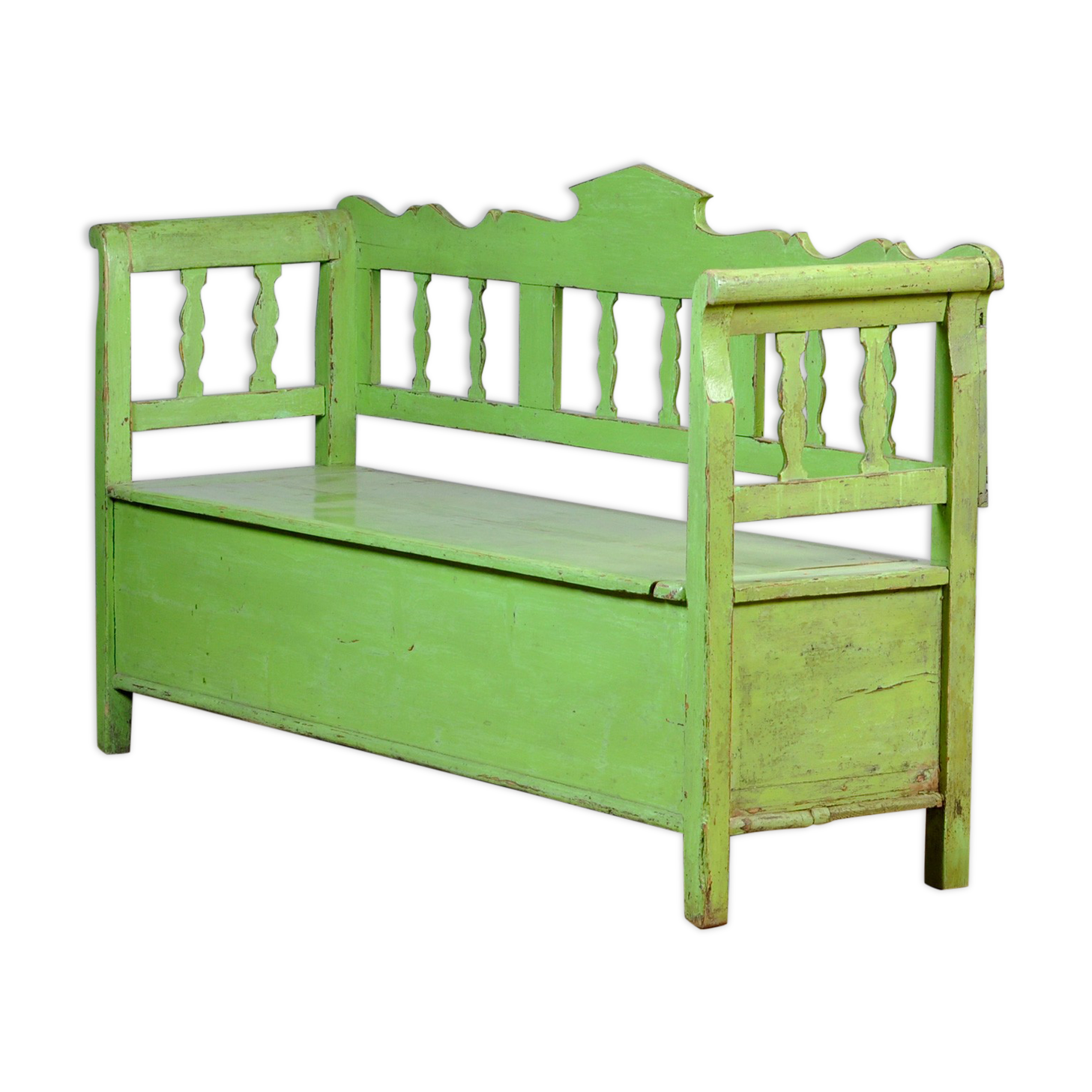Antique Pine Bench, 1930s