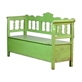 Banc en pin antique années 1930