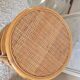 Pair of wicker bedside tables circa the 1970s.