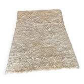 Vintage shaggy Flokati rug in 100% wool 170x240cm