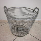Old zinc basket