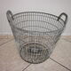 Old zinc basket