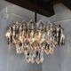 J.T Kalmar chandelier, cut glass, 3 levels, Austria 1970