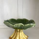 Banana majolica serving dish