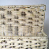 Vintage rattan mail door