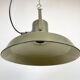 Vintage Green Army Pendant Lamp, 1960s