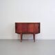 Vintage rosewood sideboard sliding doors