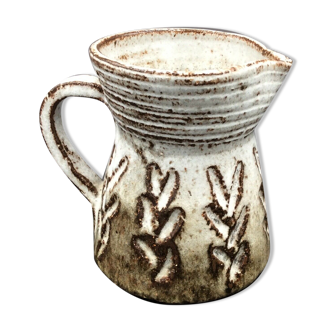 Albert thiry vallauris pitcher vintage sandstone 1950-60 ceramic keramic