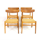 Ch23 Dining Chairs by Hans J. Wegner for Carl Hansen & Søn, Set of 4