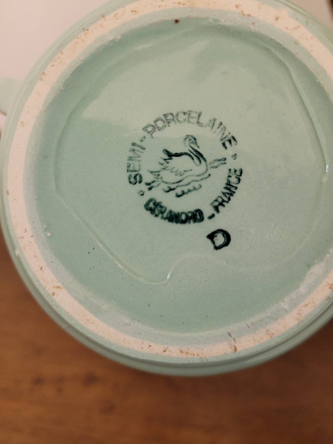 Ceranord France sugar bowl