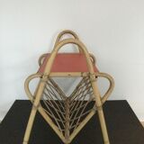 Rattan magazine door and red top