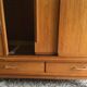 Compas feet and sliding doors cabinet - 1950s