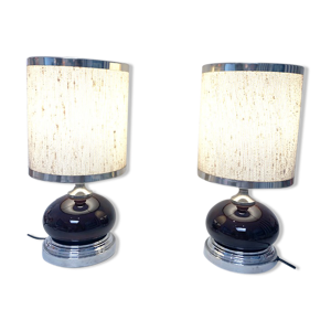 Paire lampes de chevet