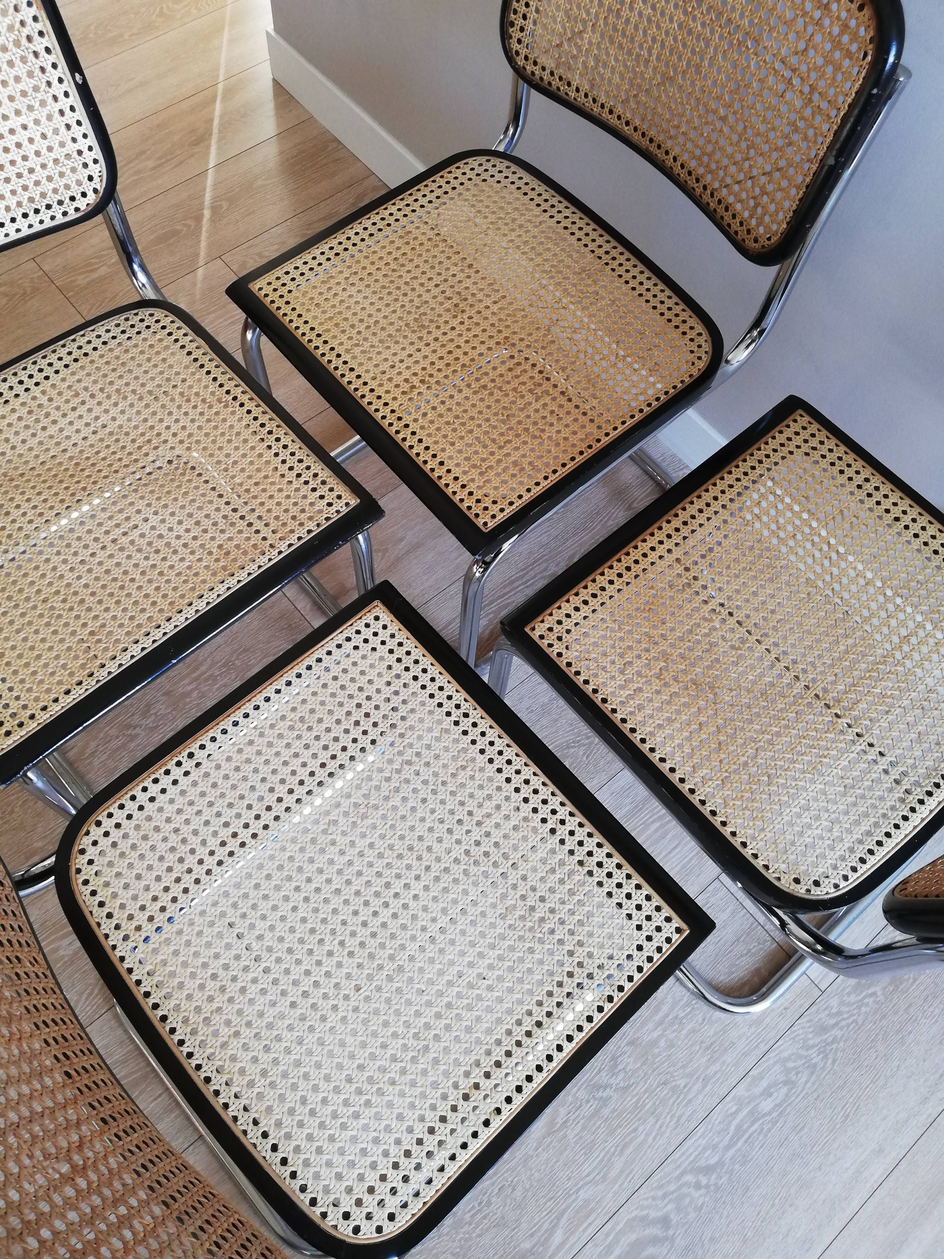 Set of 4 chairs B32 Marcel Breuer