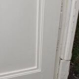 Pair of 19th-century cupboard doors and their frame (1st), woodwork