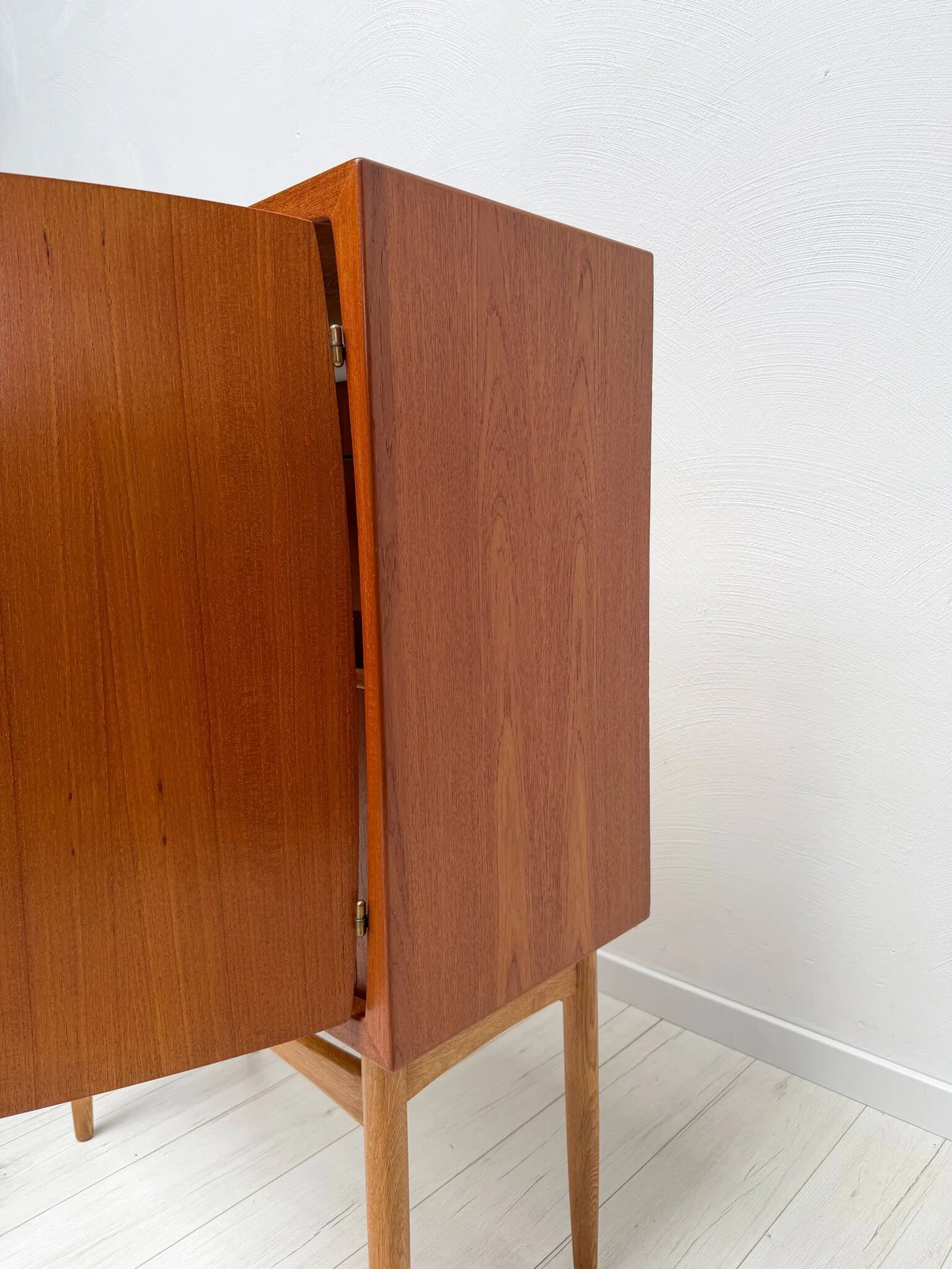 1950s vintage Torbjørn Afdal teak 'Bacchus' bar cabinet Norway