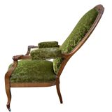 19's voltaire rack and pinion armchair