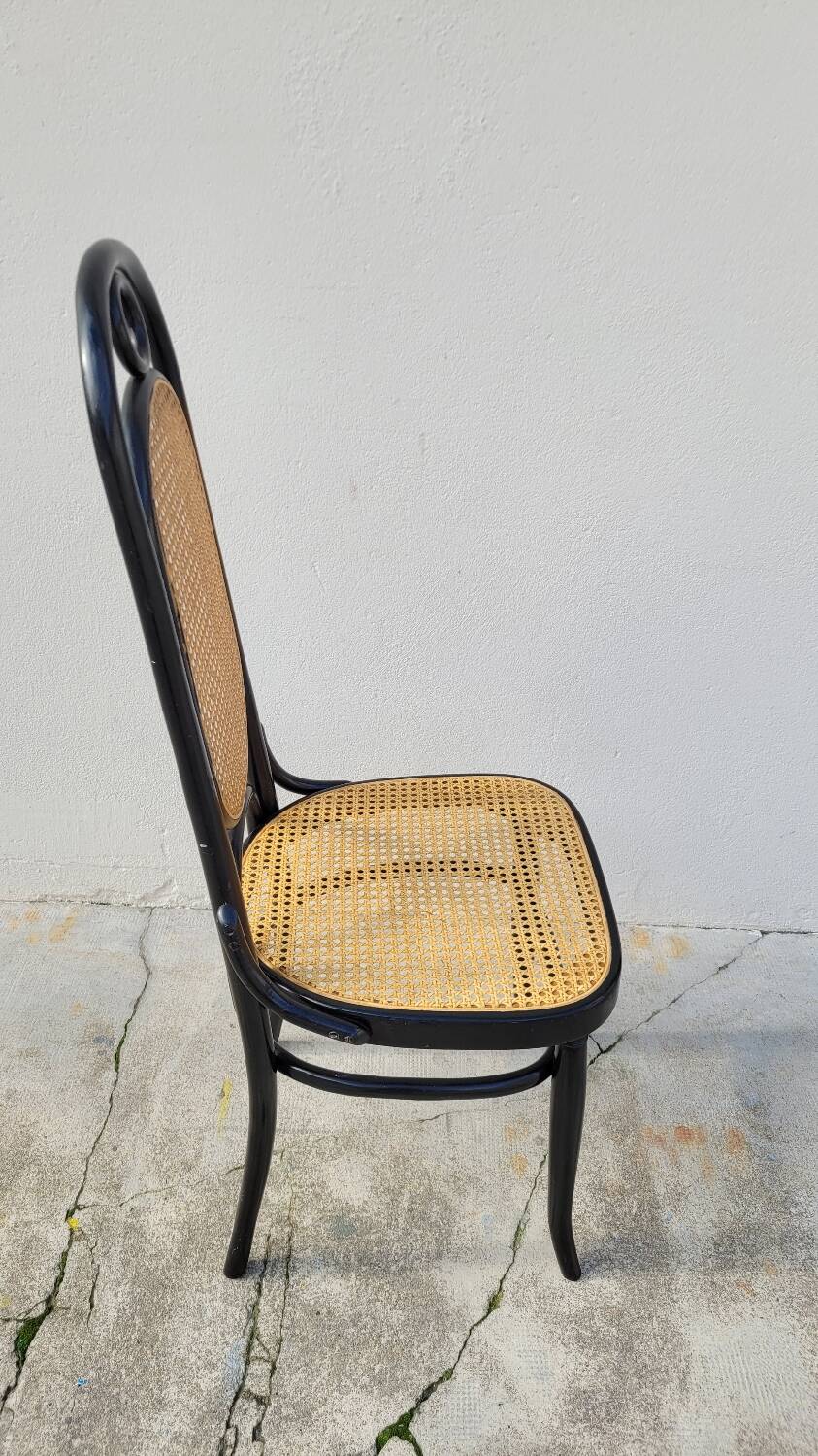 Thonet bistro chair n°17 canework and bentwood - 1900s