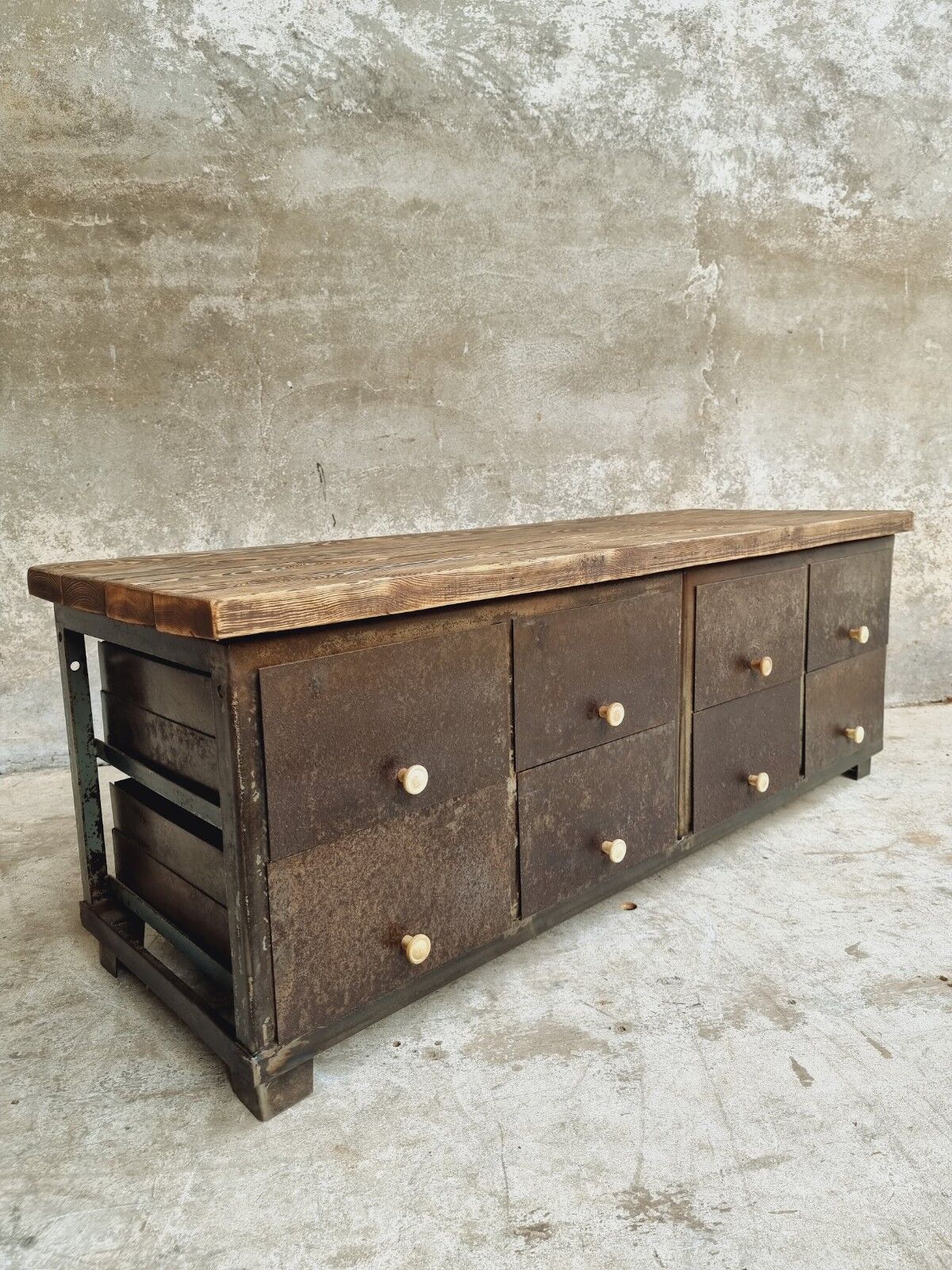 Industrial chest of drawers TV cabinet or sideboard