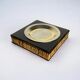 Lucite & rattan ashtray, Christian Dior style, circa 1970s