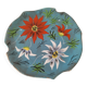 Plat faïence émaillée esprit poterie de Bresse