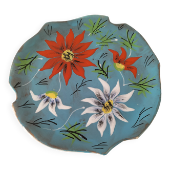 Glazed earthenware dish in the style of Bresse pottery