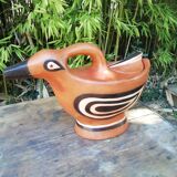 Terracotta jug, ceramic, email