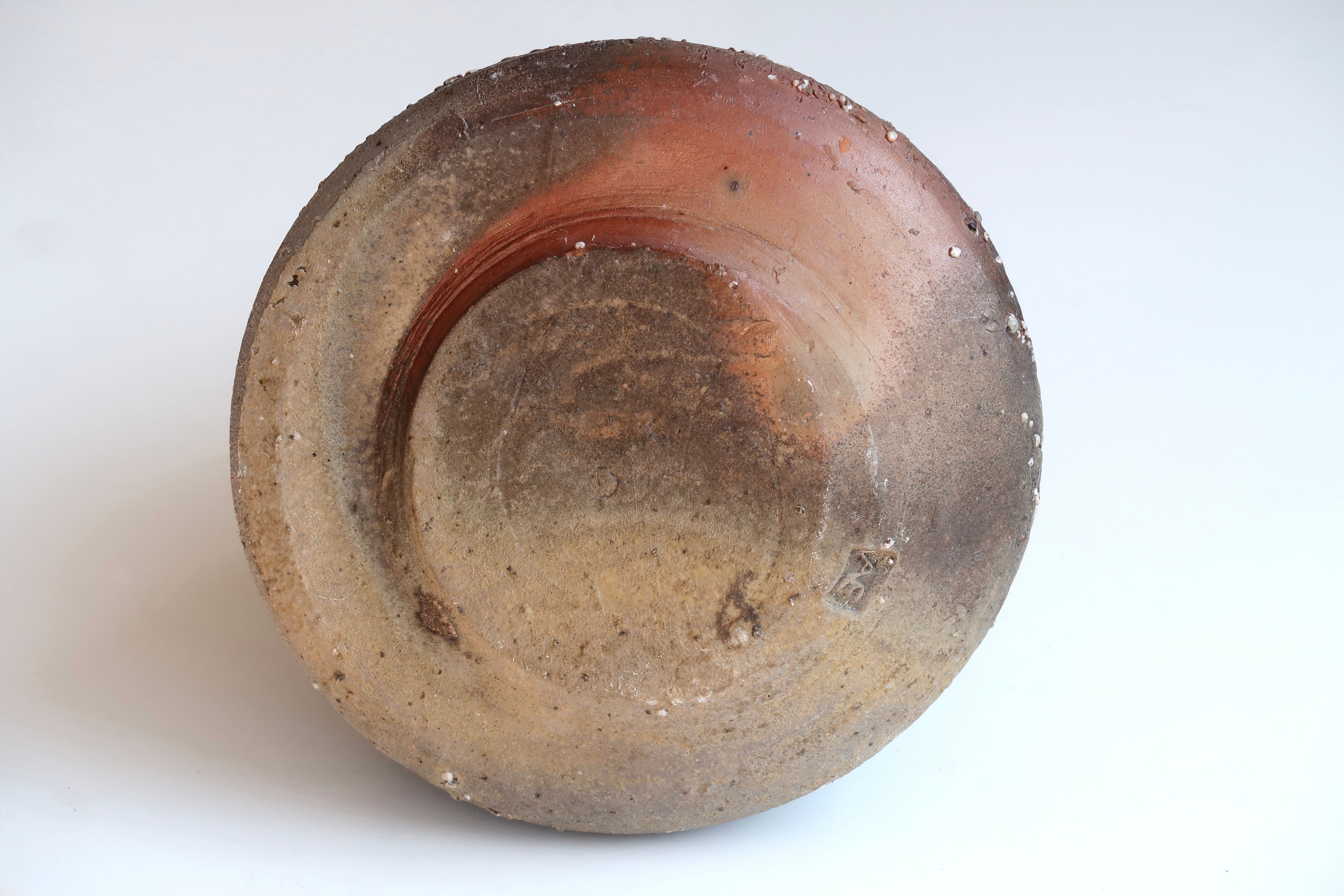 Abstract sculpture by Eric Astoul in sandstone, La Borne