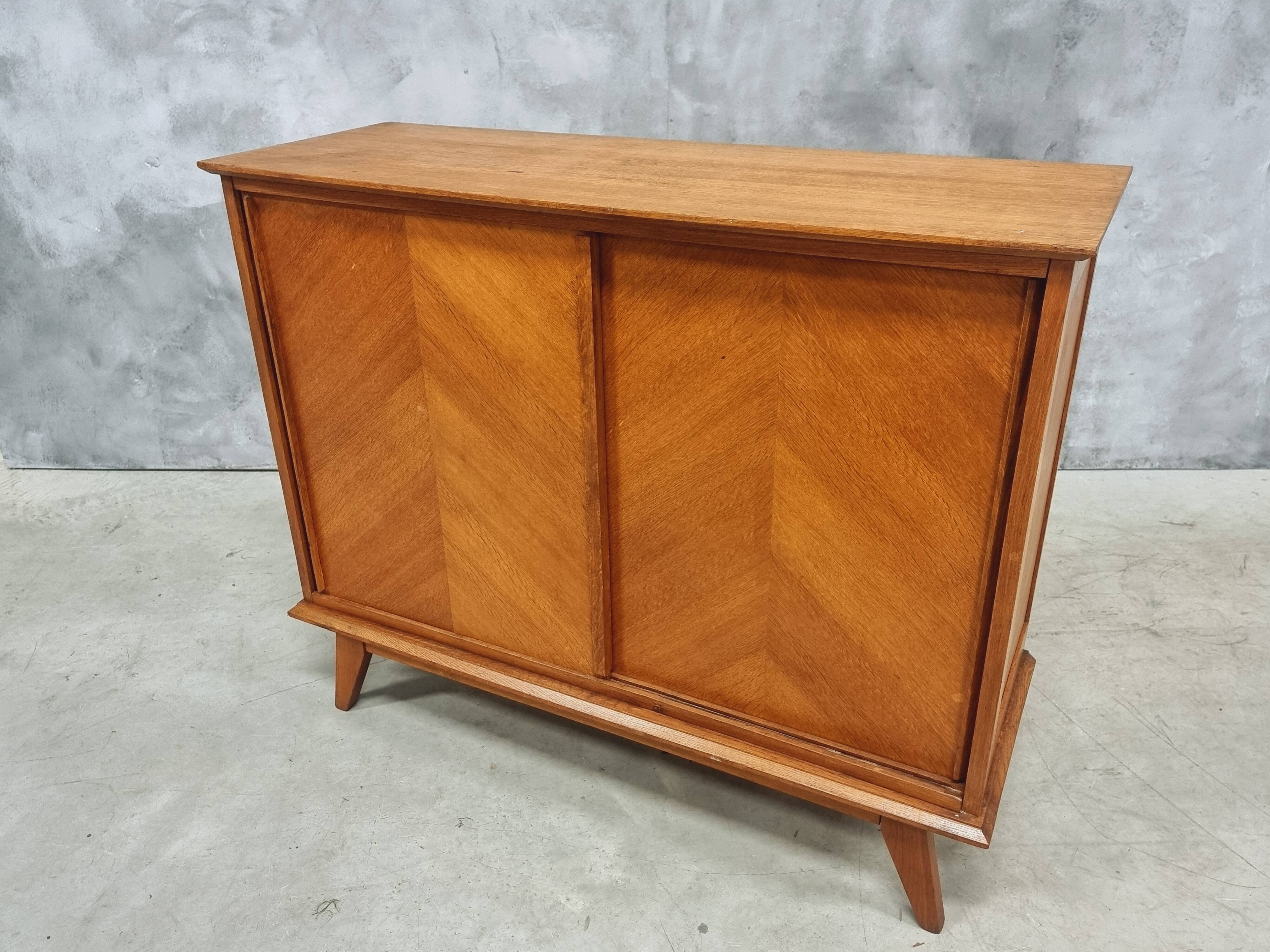 Scandinavian vintage highboard sideboard