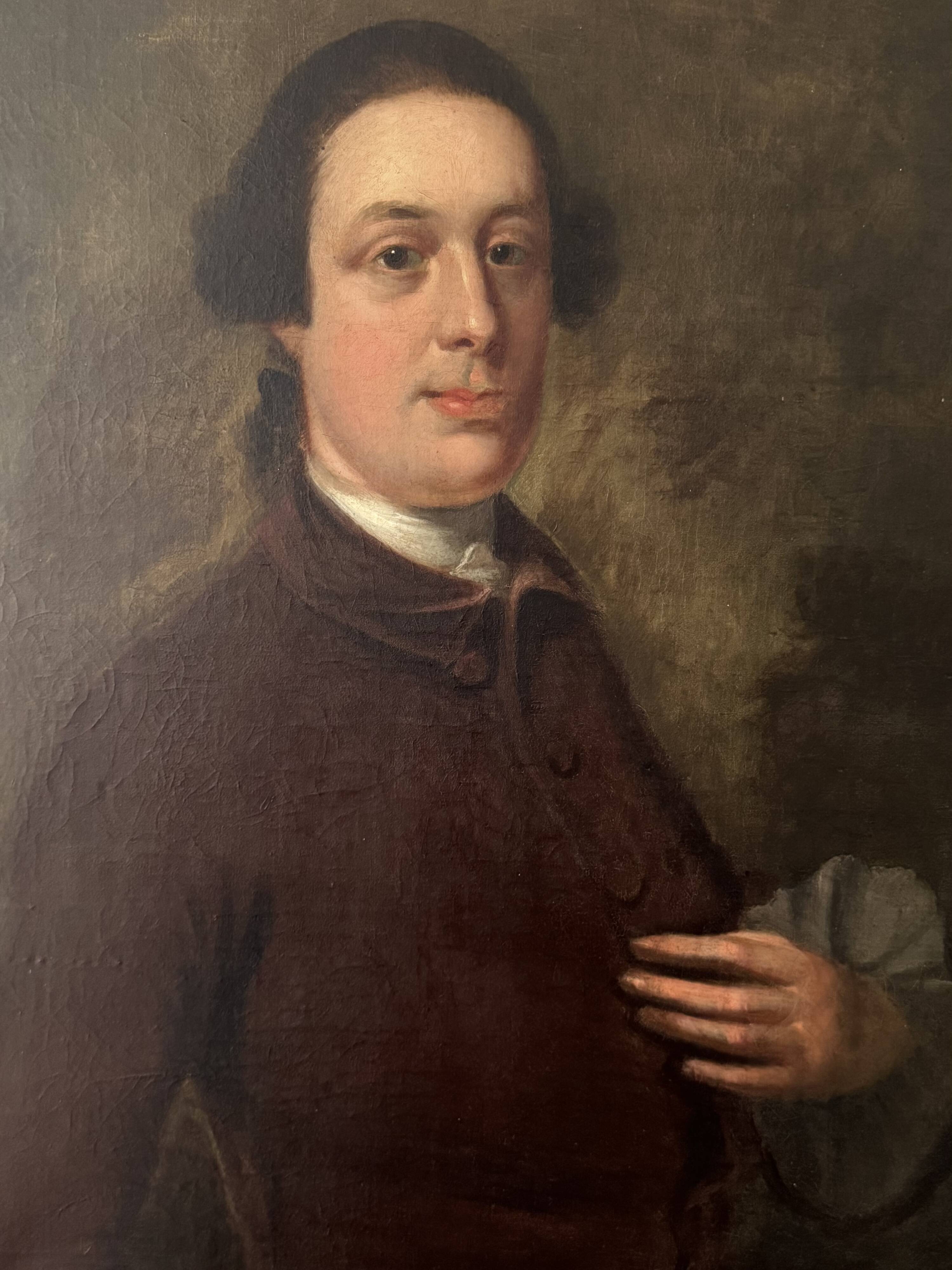 Portrait of an English gentleman, 18th century