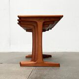 Nest of teak tables from the mid-century by Vildbjerg Møbelfabrik, 1960s, set of 3.