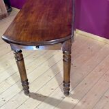 Old oval table with 2 swings