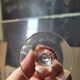 Set of 8 vintage bistro drop aperitif glasses.