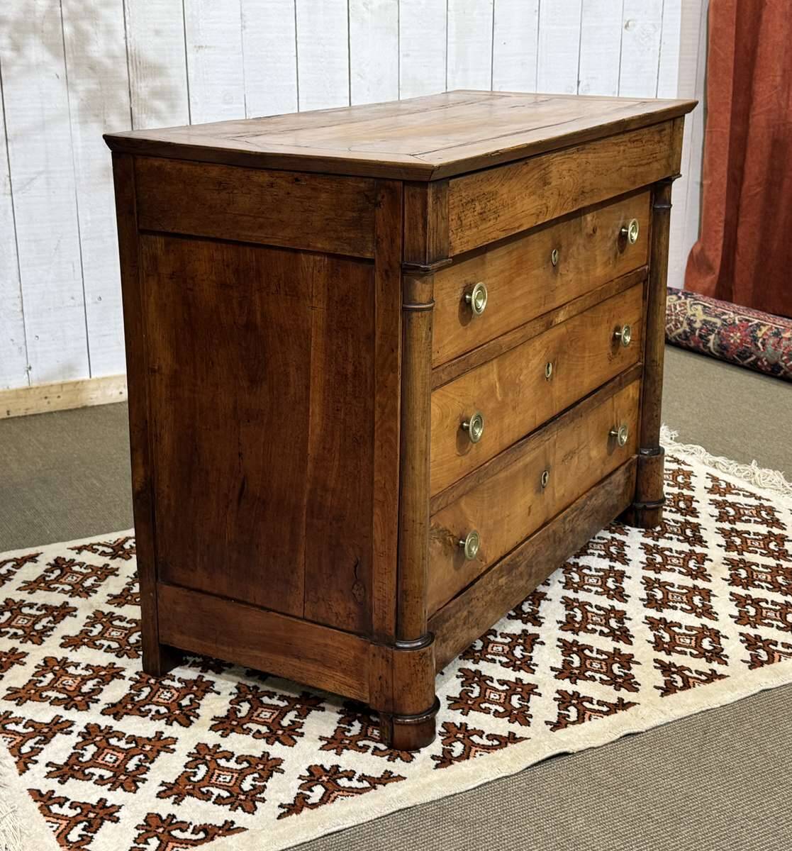 Commode Empire 19ème en merisier