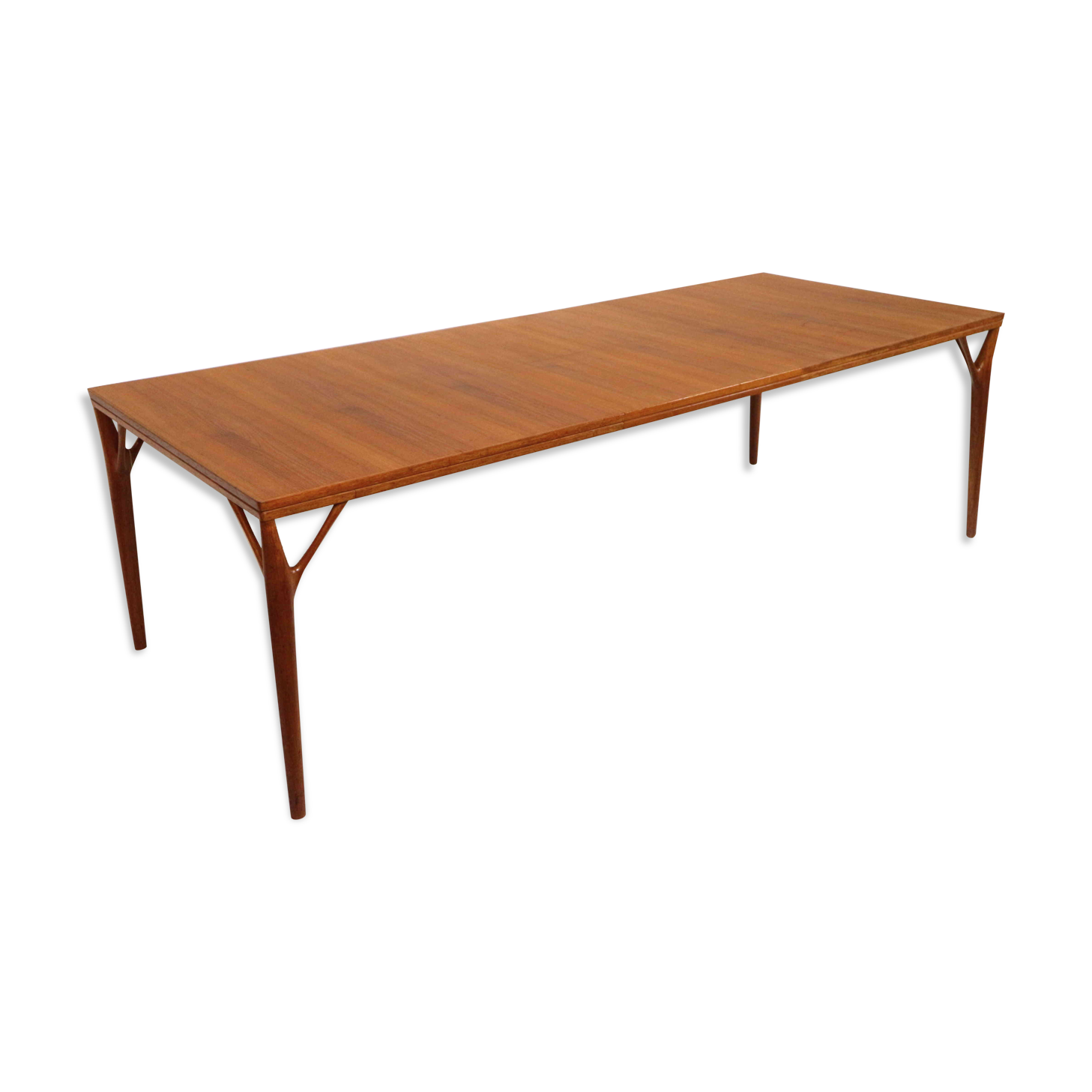 Danish design extendable dining table by Helge Vestergaard-Jensen for Søren Horn