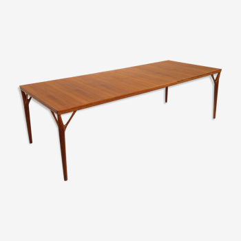 Danish design extendable dining table by Helge Vestergaard-Jensen for Søren Horn