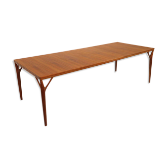 Danish design extendable dining table by Helge Vestergaard-Jensen for Søren Horn