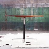 Westnofa round dining table in solid teak, Norway, 1960s