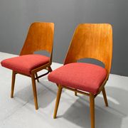 Pair of TON Model 514 Dining Chairs – Radomír Hofman, 1960s