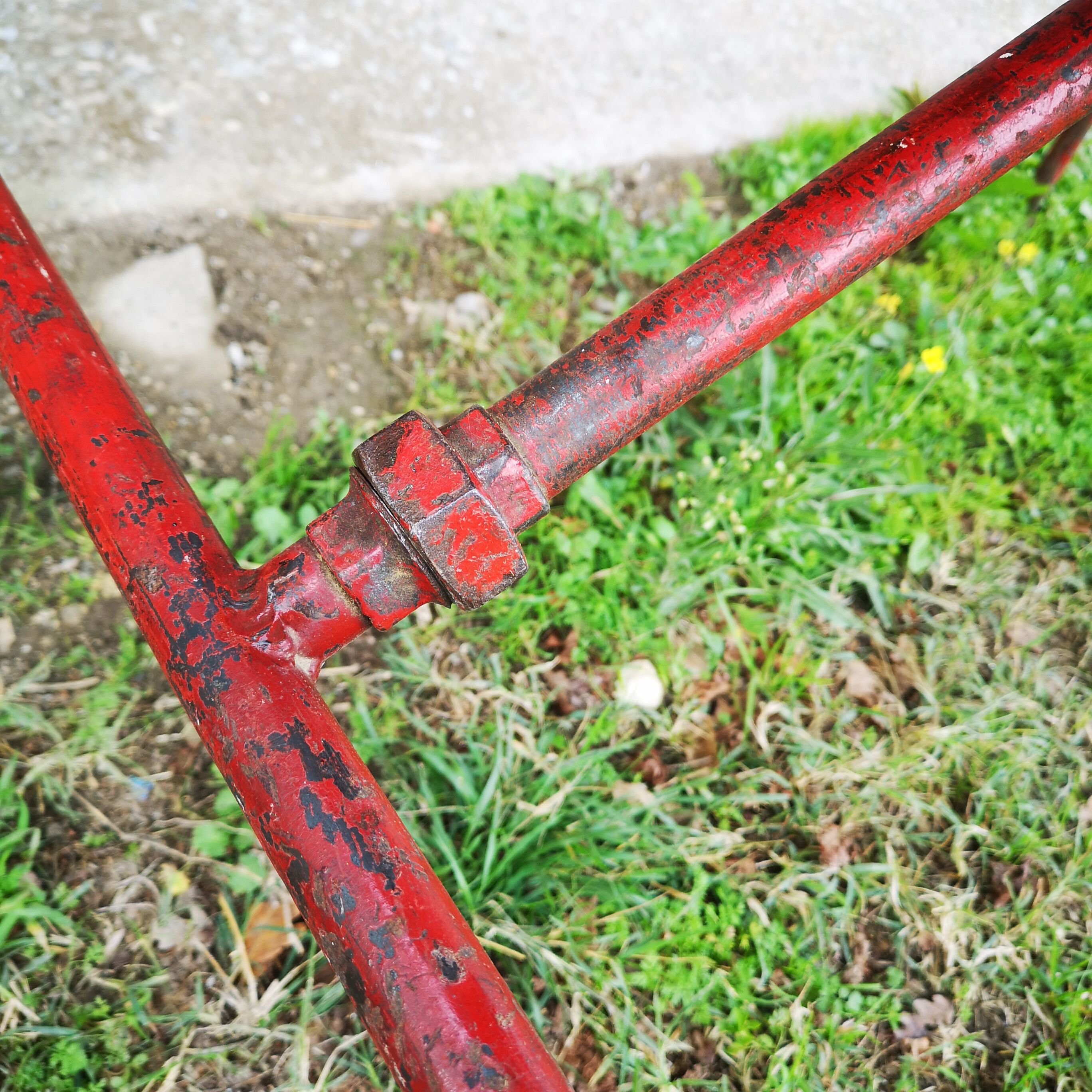 Old plumber workbench