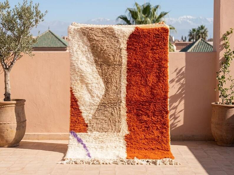 Handmade mini rug 100cm x 200cm
