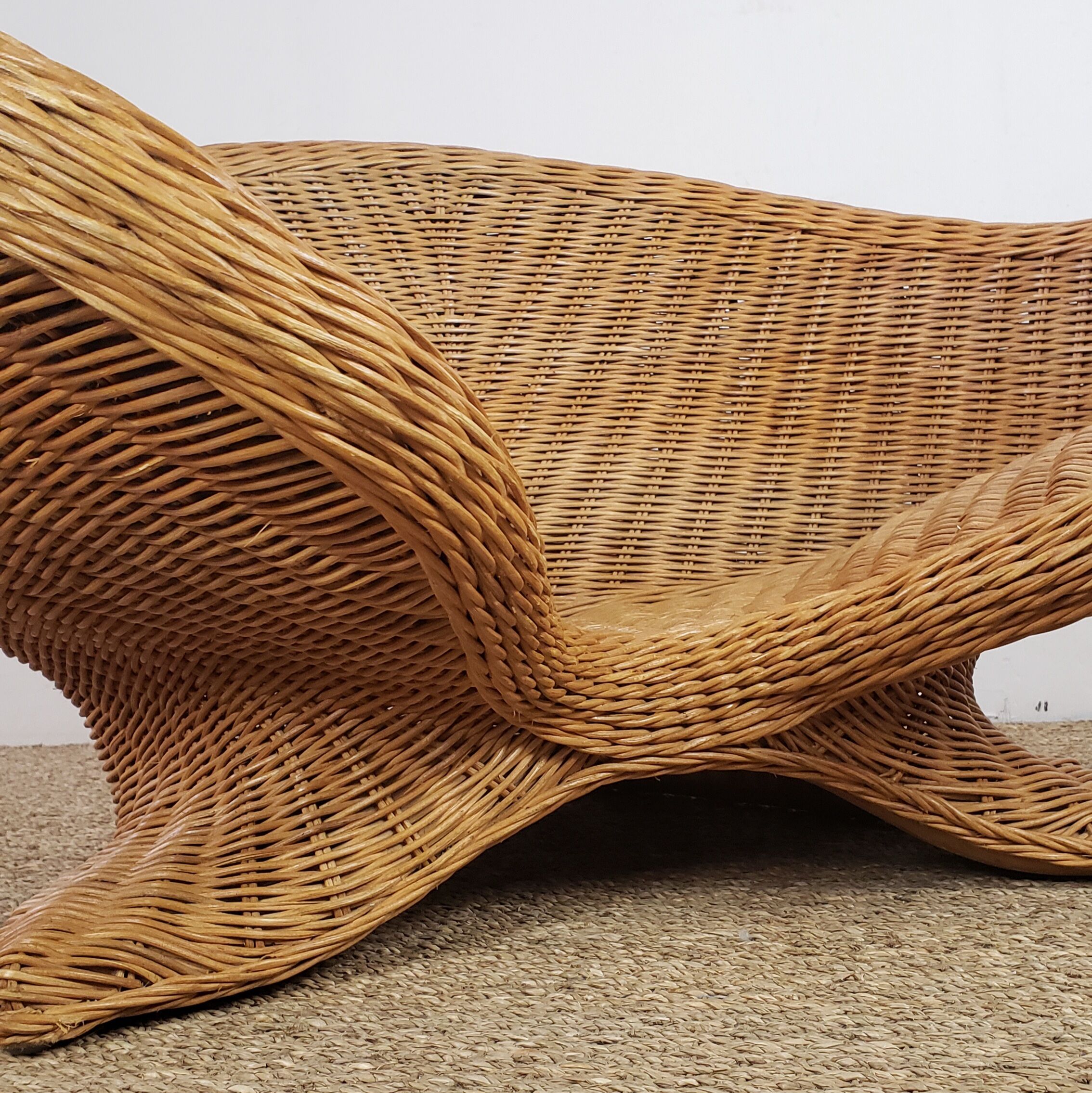 Rattan lotus meditation chair