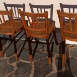 Lot de 3 chaises bistrot ciselé Luterma