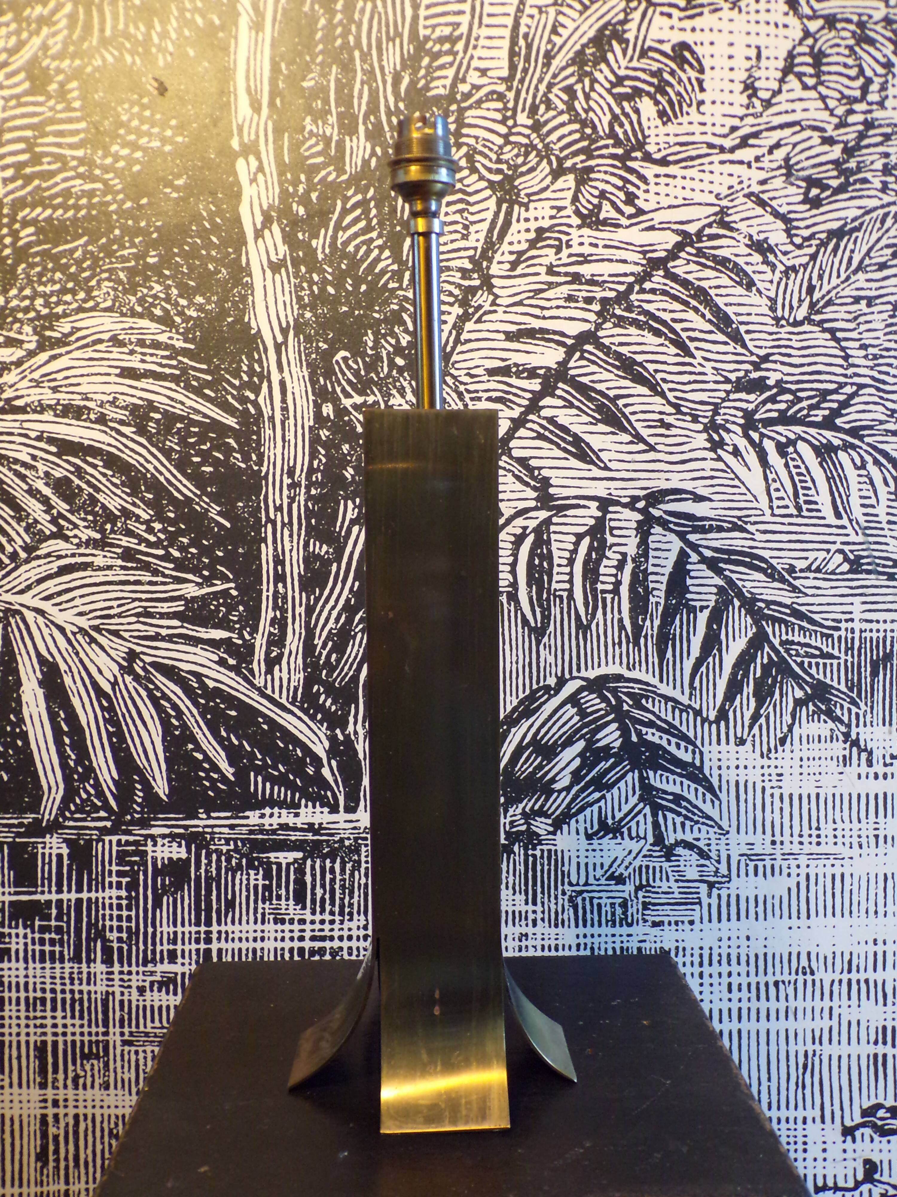 Italian brass lamp base 1970