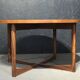Mid-century round teak collection Starburst coffee table by Tom Robertson for McIntosh