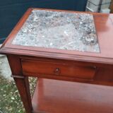 Antique Louis XVI style console with marble top