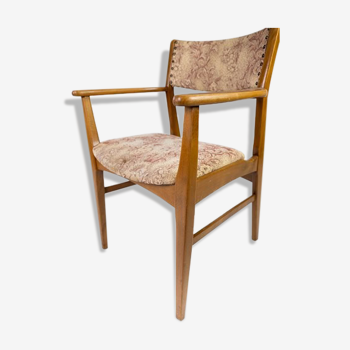 Teak chair with armrests 60s