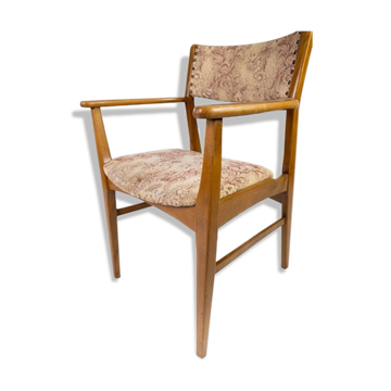 Teak chair with armrests 60s