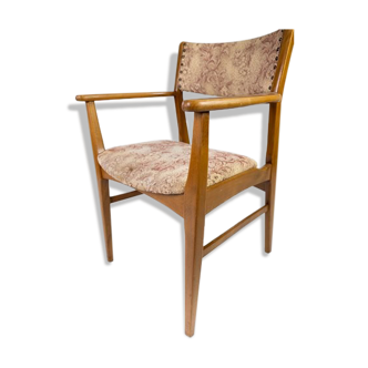 Teak chair with armrests 60s
